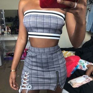 Plaid set